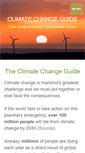 Mobile Screenshot of climate-change-guide.com