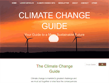 Tablet Screenshot of climate-change-guide.com